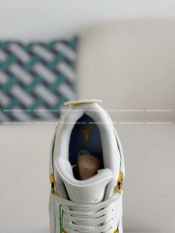 ¡¸#3957¡¹Jordan Air Jordan 4 retro kaws suede lightweight wear-resistant non-slip mid-top - Image 9