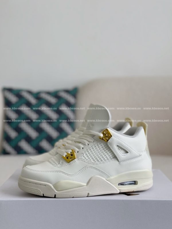 ¡¸#3957¡¹Jordan Air Jordan 4 retro kaws suede lightweight wear-resistant non-slip mid-top - Image 2