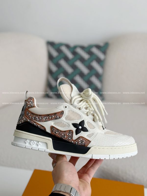 「#4071」LOUIS VUITTON SKATE SNEAKERS - Image 6