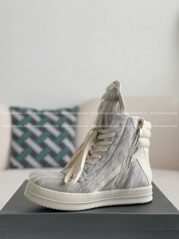 ¡¸#4097¡¹RICK OWENS/RO Rick Owens FW23 LUXOR Series High-Top Sneakers - Image 4
