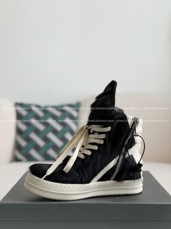 ¡¸#4098¡¹RICK OWENS/RO Rick Owens FW23 LUXOR Series High-Top Sneakers - Image 4