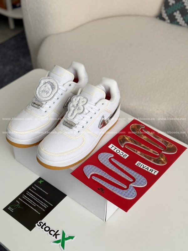 ¡¸#4156¡¹Travis Scott x Nike Air Force 1 sneakers - Image 4