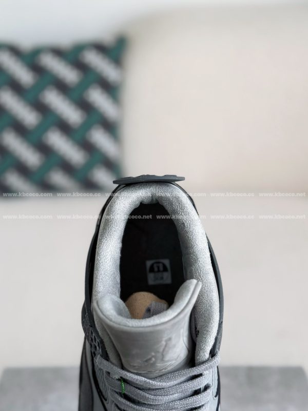 ¡¸#3508¡¹Jordan Air Jordan 4 retro kaws suede lightweight wear-resistant non-slip mid-top - Image 9