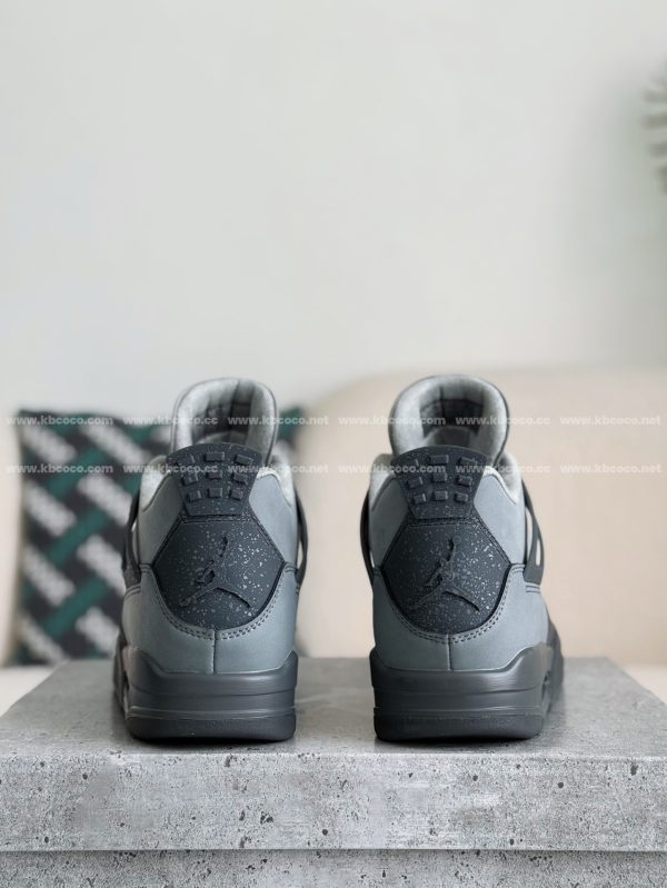 ¡¸#3508¡¹Jordan Air Jordan 4 retro kaws suede lightweight wear-resistant non-slip mid-top - Image 3