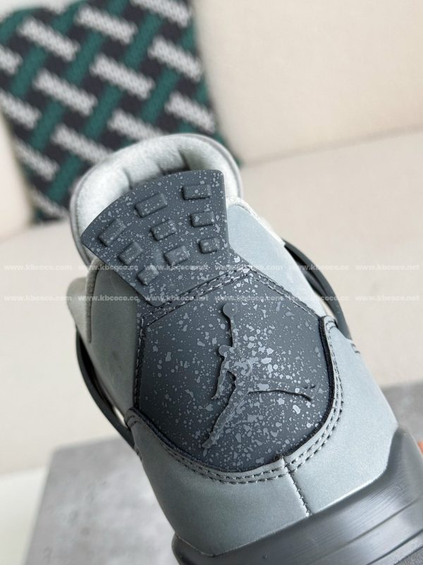 ¡¸#3508¡¹Jordan Air Jordan 4 retro kaws suede lightweight wear-resistant non-slip mid-top - Image 10