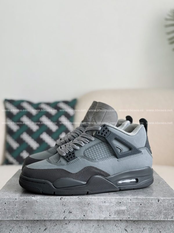 ¡¸#3508¡¹Jordan Air Jordan 4 retro kaws suede lightweight wear-resistant non-slip mid-top - Image 2