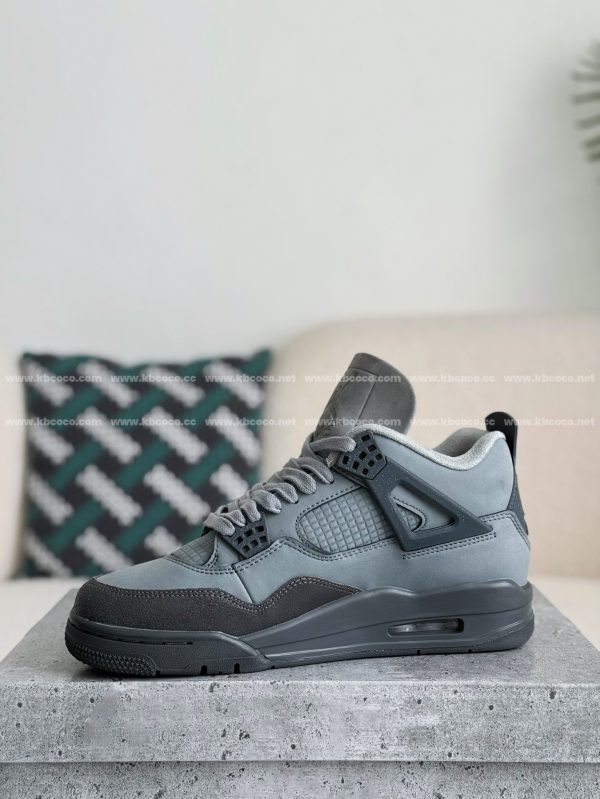 ¡¸#3508¡¹Jordan Air Jordan 4 retro kaws suede lightweight wear-resistant non-slip mid-top - Image 4