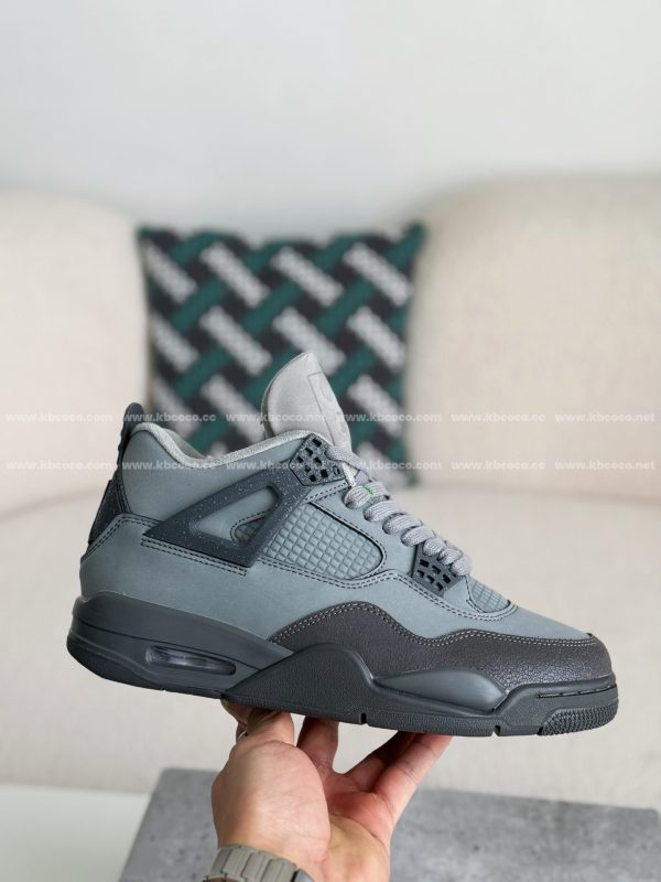 ¡¸#3508¡¹Jordan Air Jordan 4 retro kaws suede lightweight wear-resistant non-slip mid-top - Image 6