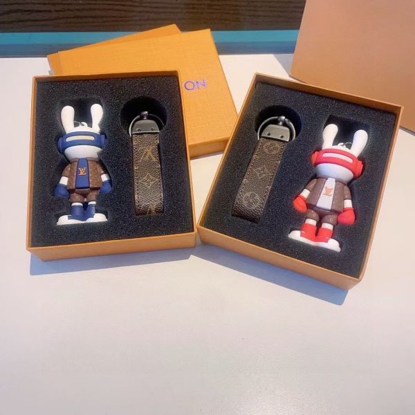 「#1468」Louis Vuitton rabbit doll monogram keychain - Image 2