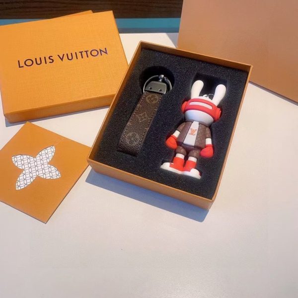 「#1468」Louis Vuitton rabbit doll monogram keychain - Image 3