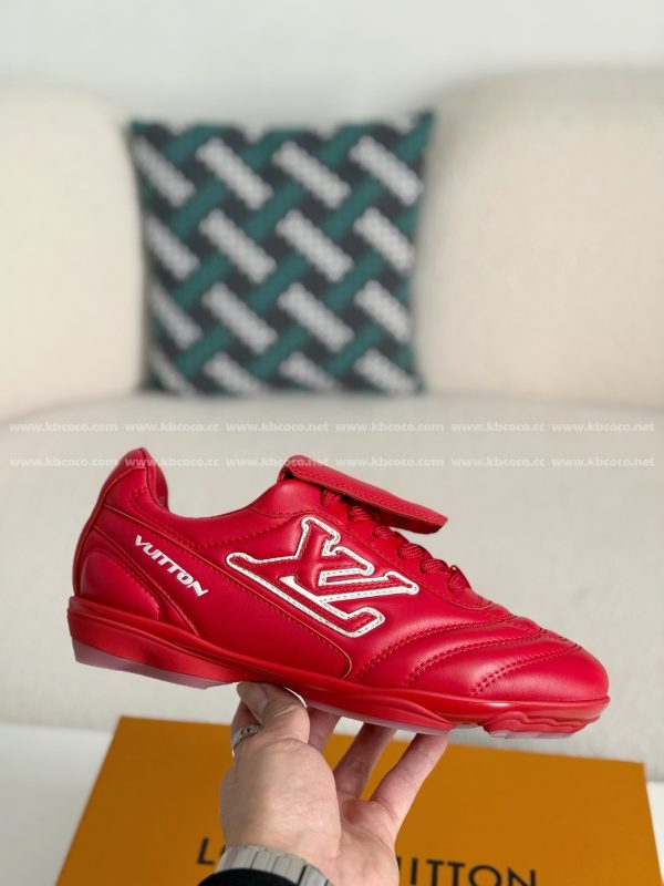 「#4249」LV Footprint Soccer Sneaker - Image 6