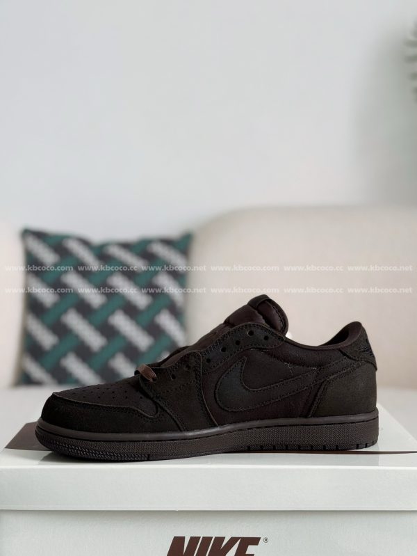 ¡¸#4278¡¹Travis Scott x Jordan Air Jordan 1 Low Golf 6.0 Sneakers - Image 4