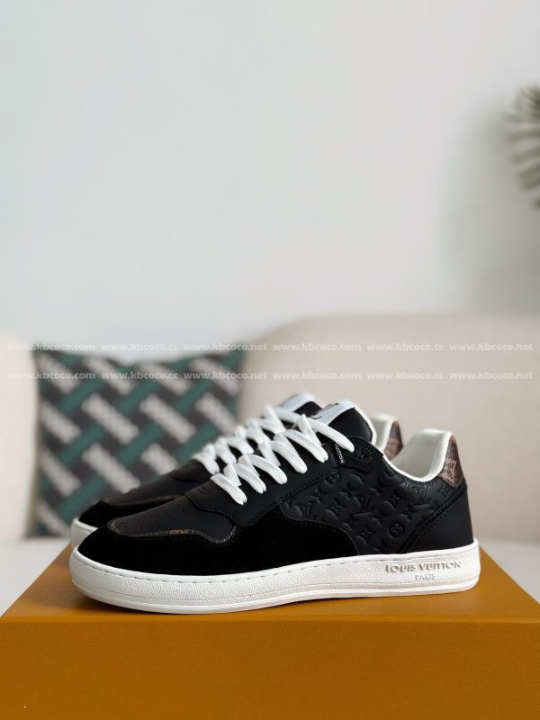 「#4302」Louis Vuitton Leather dark concave printed board shoes - Image 2