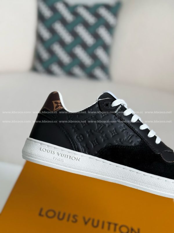 「#4302」Louis Vuitton Leather dark concave printed board shoes - Image 7