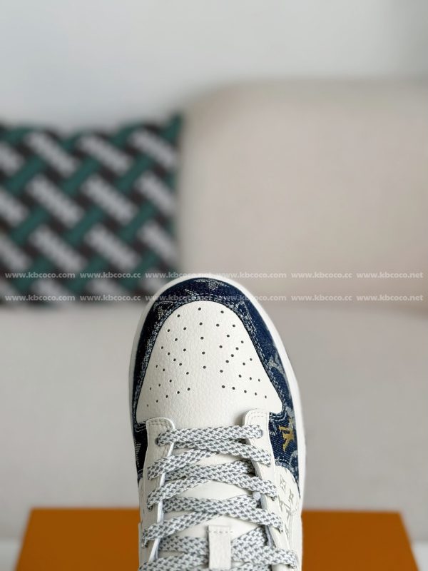 「#4326」Louis Vuitton x Nike Dunk Cowboy low-top plank shoes - Image 9