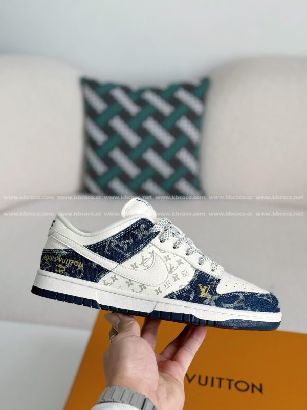 「#4326」Louis Vuitton x Nike Dunk Cowboy low-top plank shoes - Image 6