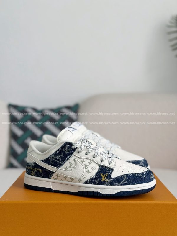 「#4326」Louis Vuitton x Nike Dunk Cowboy low-top plank shoes