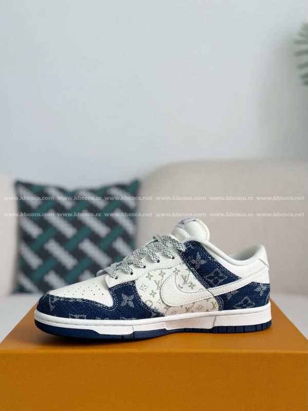 「#4326」Louis Vuitton x Nike Dunk Cowboy low-top plank shoes - Image 4