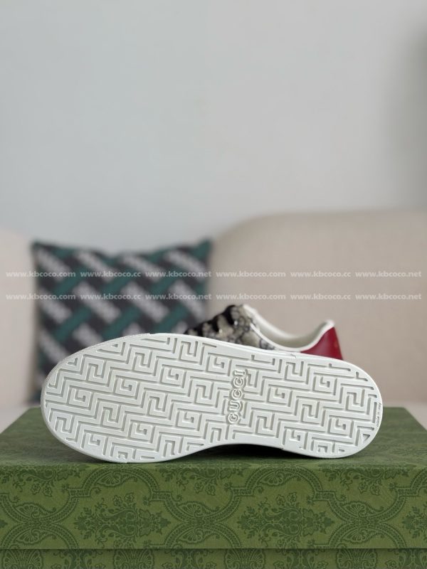¡¸#4438¡¹Gucci ACE Leather plank shoes - Image 5