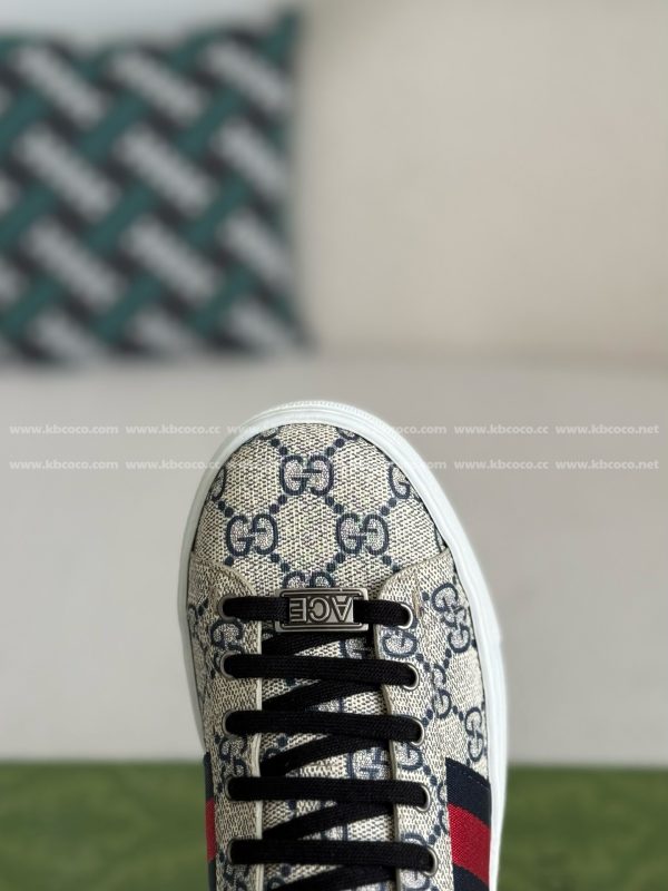 ¡¸#4438¡¹Gucci ACE Leather plank shoes - Image 9