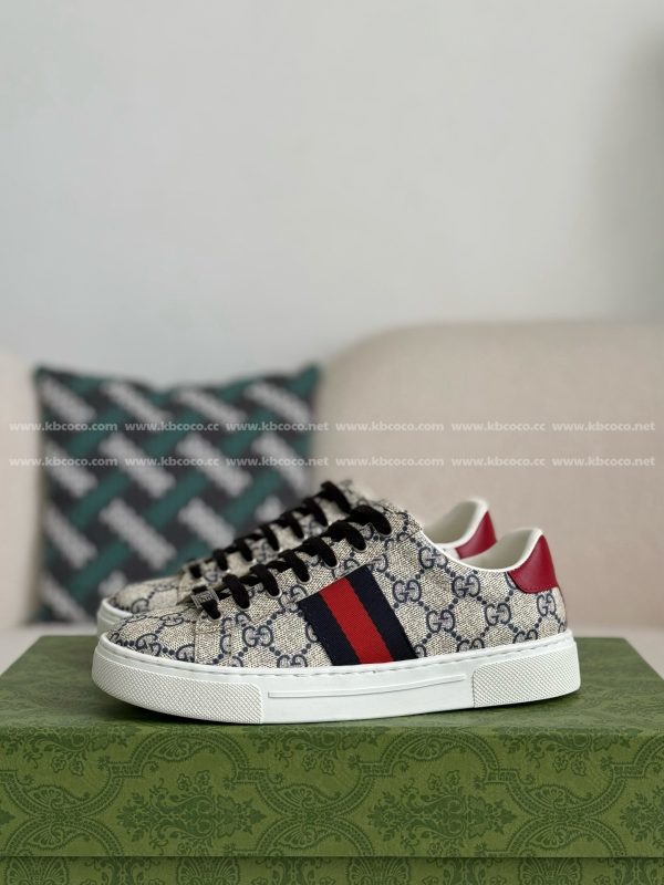 ¡¸#4438¡¹Gucci ACE Leather plank shoes - Image 2