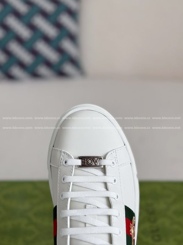 ¡¸#4439¡¹Gucci ACE Leather plank shoes - Image 9