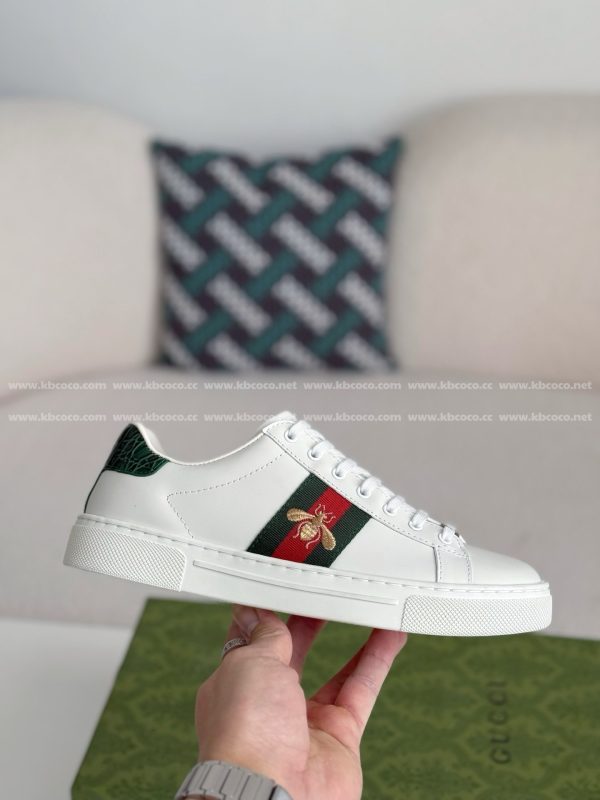 ¡¸#4439¡¹Gucci ACE Leather plank shoes - Image 6