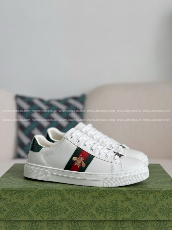 ¡¸#4439¡¹Gucci ACE Leather plank shoes