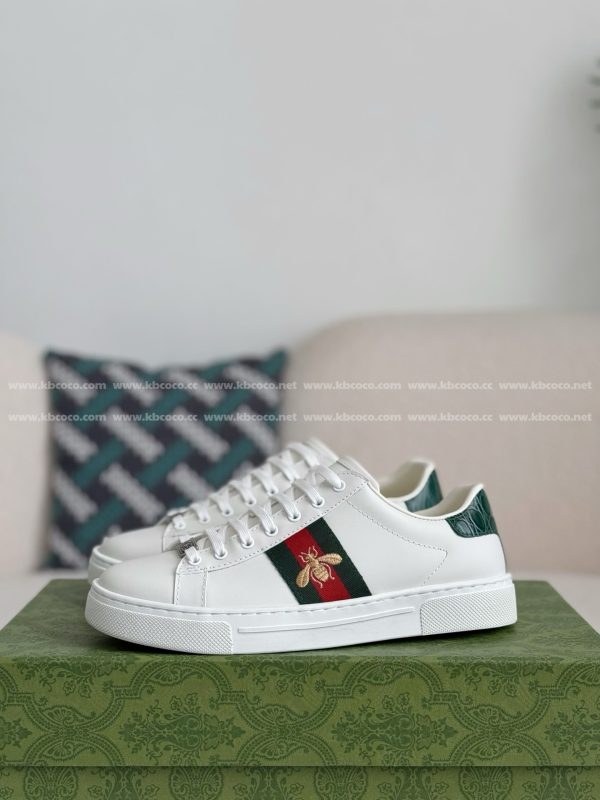 ¡¸#4439¡¹Gucci ACE Leather plank shoes - Image 2