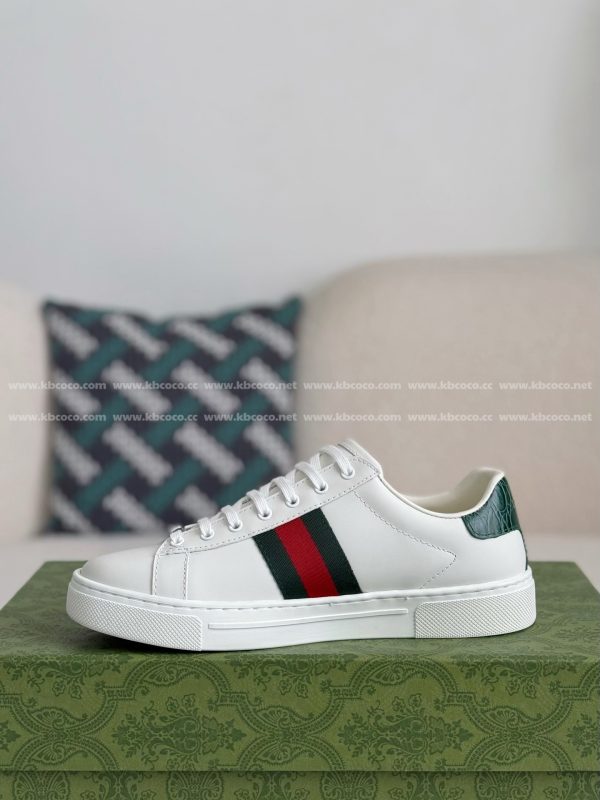 ¡¸#4439¡¹Gucci ACE Leather plank shoes - Image 4