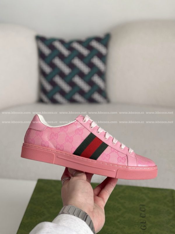 ¡¸#4434¡¹Gucci ACE Leather plank shoes - Image 6