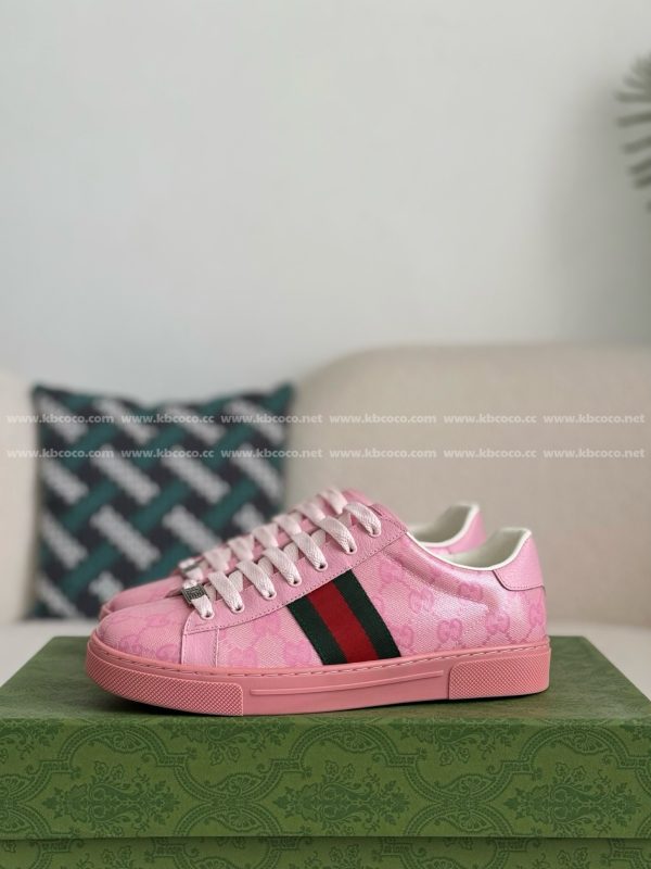 ¡¸#4434¡¹Gucci ACE Leather plank shoes - Image 2
