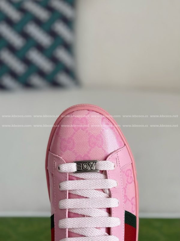 ¡¸#4434¡¹Gucci ACE Leather plank shoes - Image 9