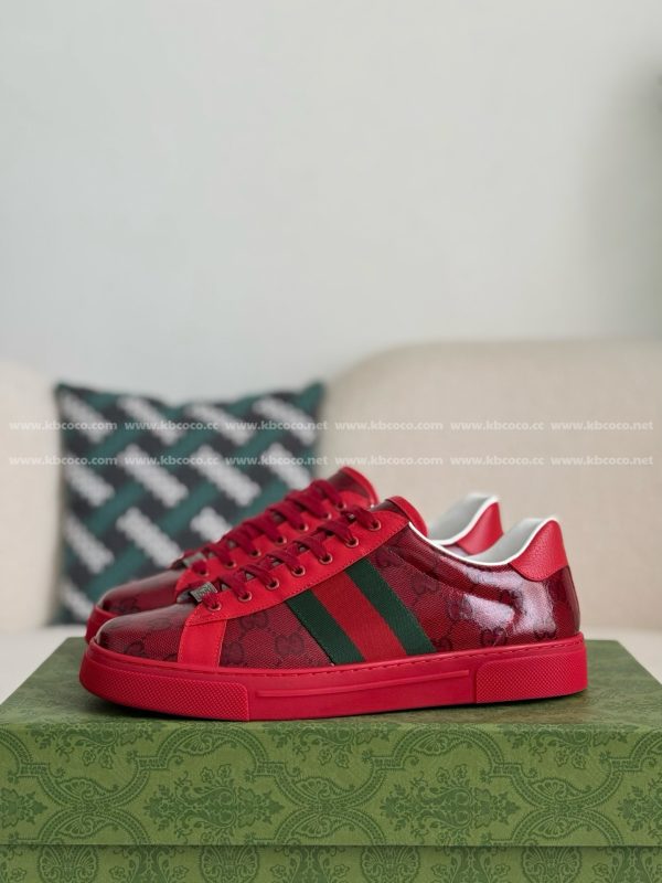 ¡¸#4435¡¹Gucci ACE Leather plank shoes - Image 2