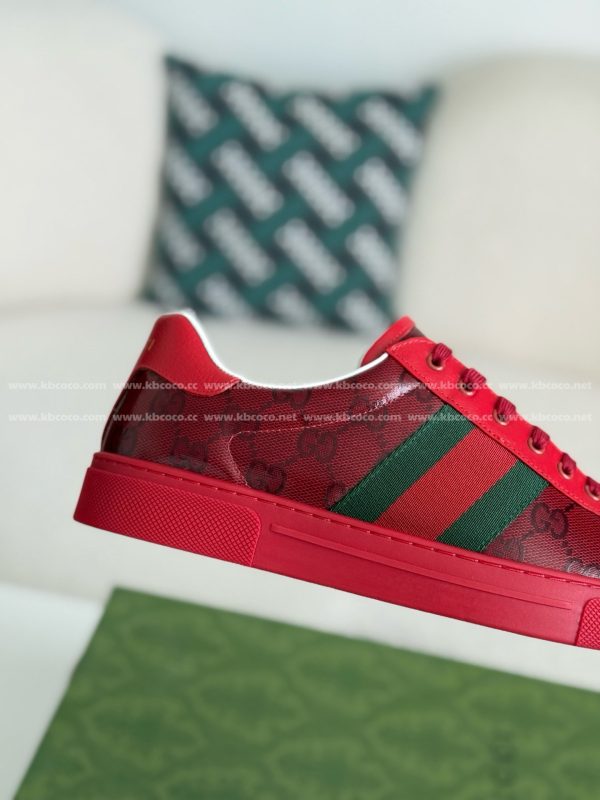 ¡¸#4435¡¹Gucci ACE Leather plank shoes - Image 6