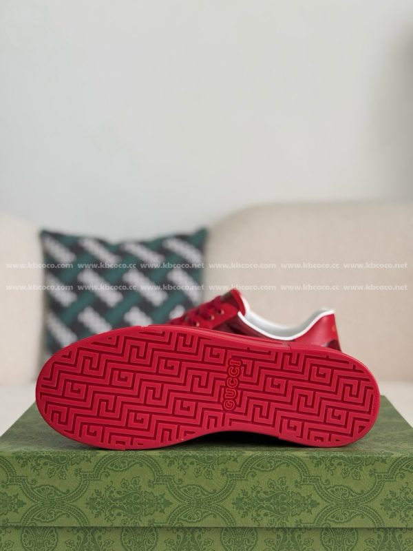 ¡¸#4435¡¹Gucci ACE Leather plank shoes - Image 5