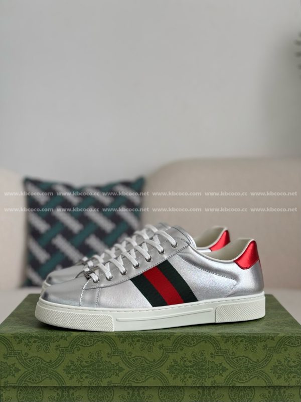 ¡¸#4436¡¹Gucci ACE Leather plank shoes - Image 2