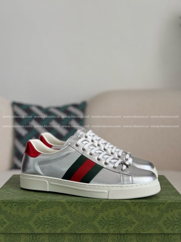 ¡¸#4436¡¹Gucci ACE Leather plank shoes