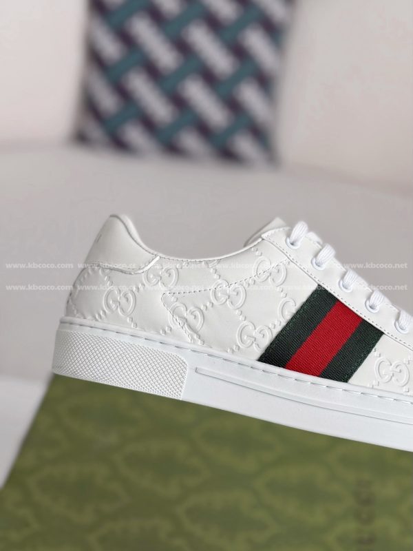 ¡¸#4437¡¹Gucci ACE Leather plank shoes - Image 7