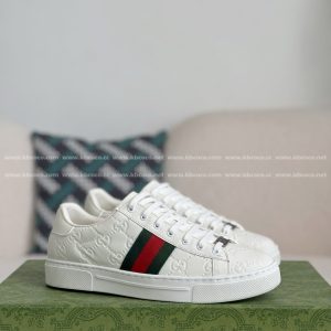 ¡¸#4437¡¹Gucci ACE Leather plank shoes