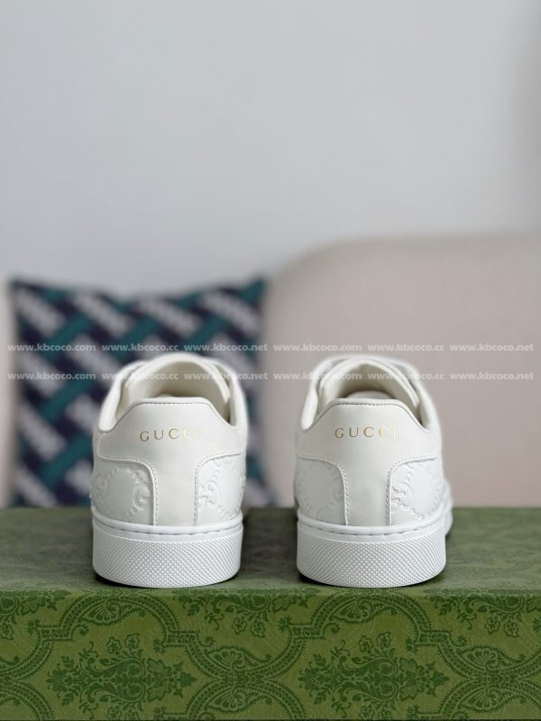 ¡¸#4437¡¹Gucci ACE Leather plank shoes - Image 3