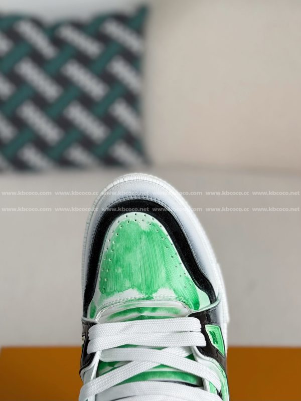 「#4489」LOUIS VUITTON TRAINER SNEAKERS - Image 9