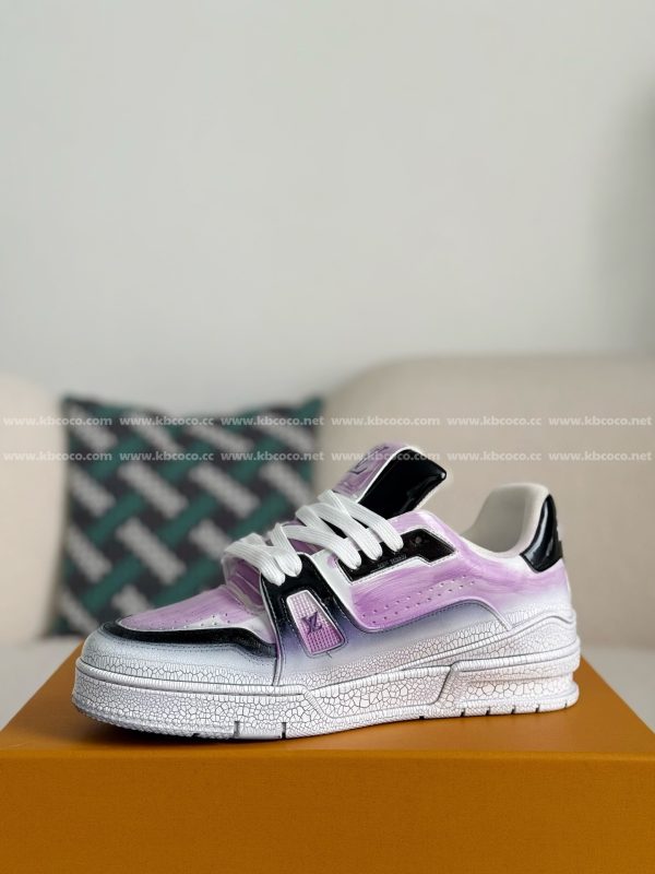 「#4490」LOUIS VUITTON TRAINER SNEAKERS - Image 4