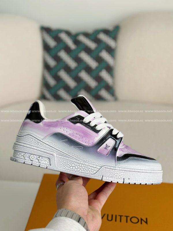 「#4490」LOUIS VUITTON TRAINER SNEAKERS - Image 6