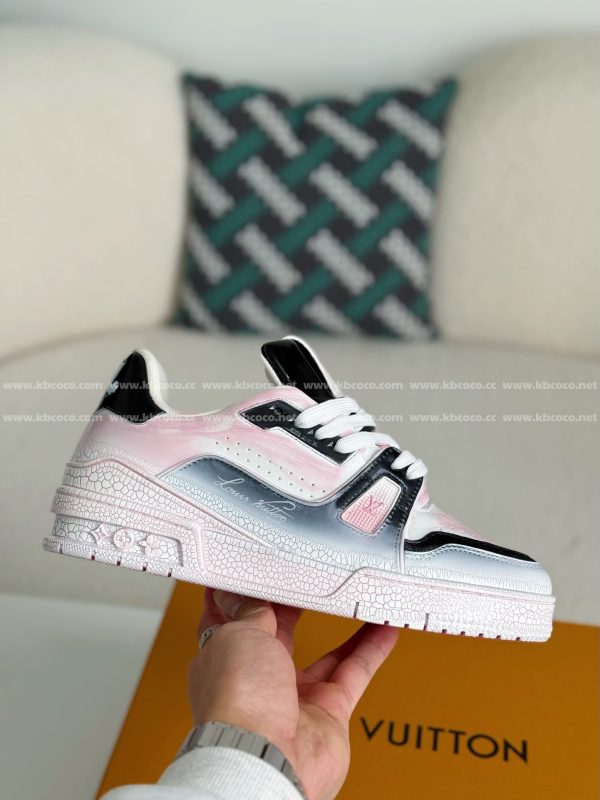 「#4491」LOUIS VUITTON TRAINER SNEAKERS - Image 6