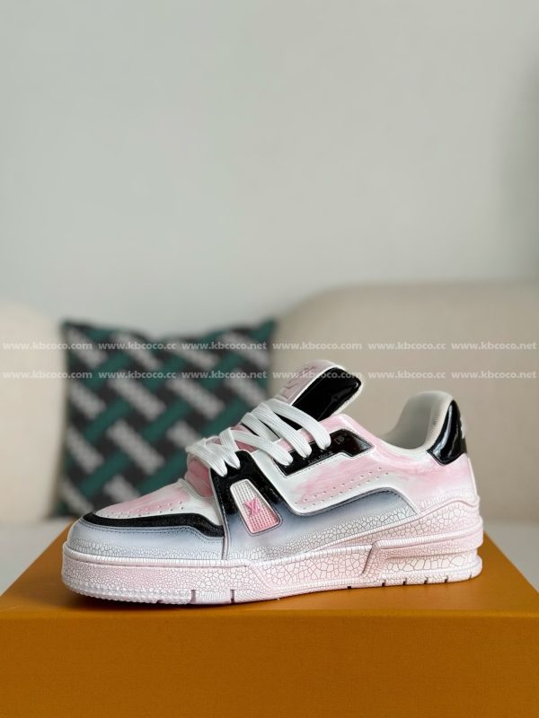 「#4491」LOUIS VUITTON TRAINER SNEAKERS - Image 4