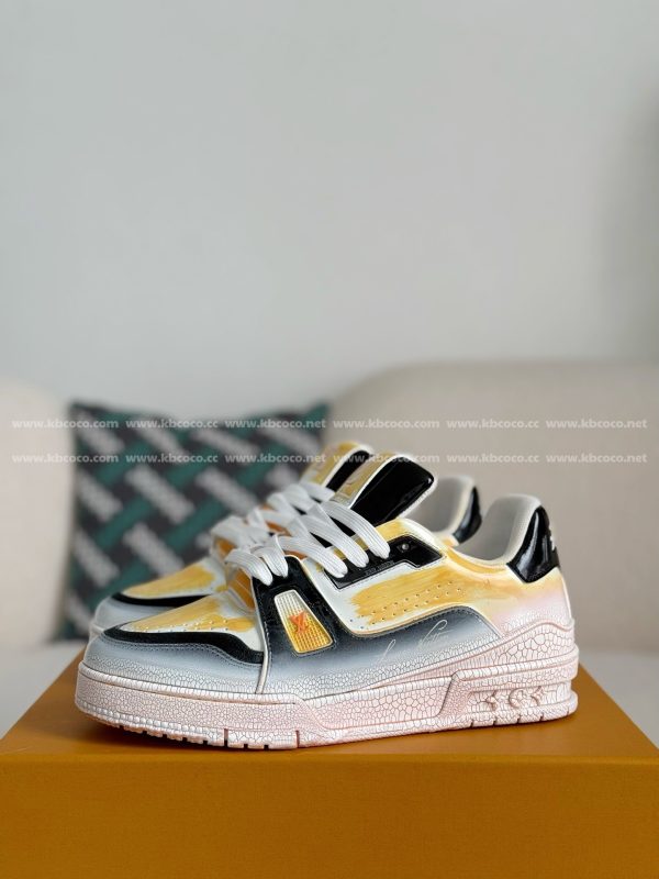 「#4493」LOUIS VUITTON TRAINER SNEAKERS - Image 2