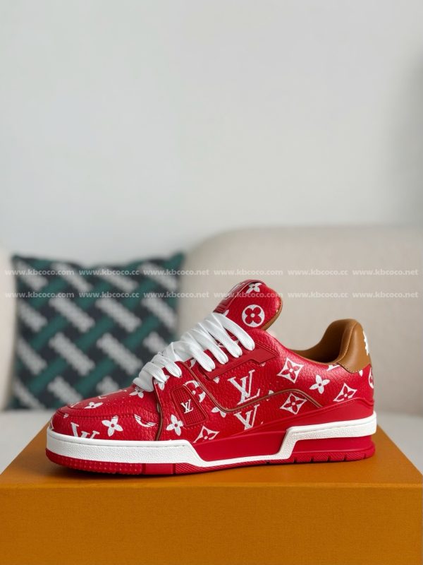 「#4537」LOUIS VUITTON TRAINER SNEAKERS - Image 4