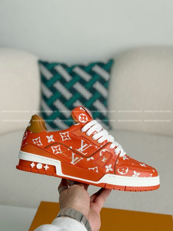 「#4539」LOUIS VUITTON TRAINER SNEAKERS - Image 6