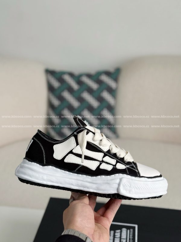 ¡¸#4531¡¹Maison Mihara Yasuhiro x  AMIRI Skel- Top Low canvas shoes - Image 6